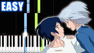 Merry Go Round of Life - Howl's Moving Castle - EASY Piano Tutorial chords