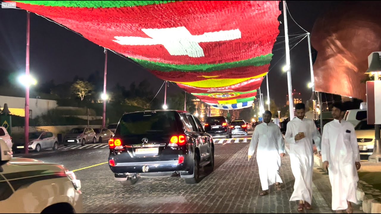 Katara beach &  Souq Wagif | DOHA | Qatar 2022 |  evening walking vibes