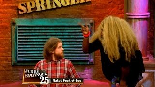 Springer nude riots rude Jerry
