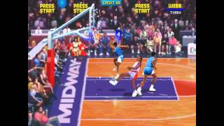 MAME NBA Jam backboard break in 3rd quarter.avi