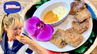 Crispy Eggplant Fritters: EASY HEALTHY FAMILY FAVORITE!