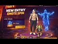 DAY 9 NEW ENTRY ANIMATION SPIN || +FREE GIVEAWAY 2026 #freefire 