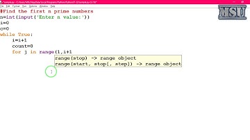 GE8161 Problem Solving and python Programming Laboratory 13   Print first n Prime Numbers