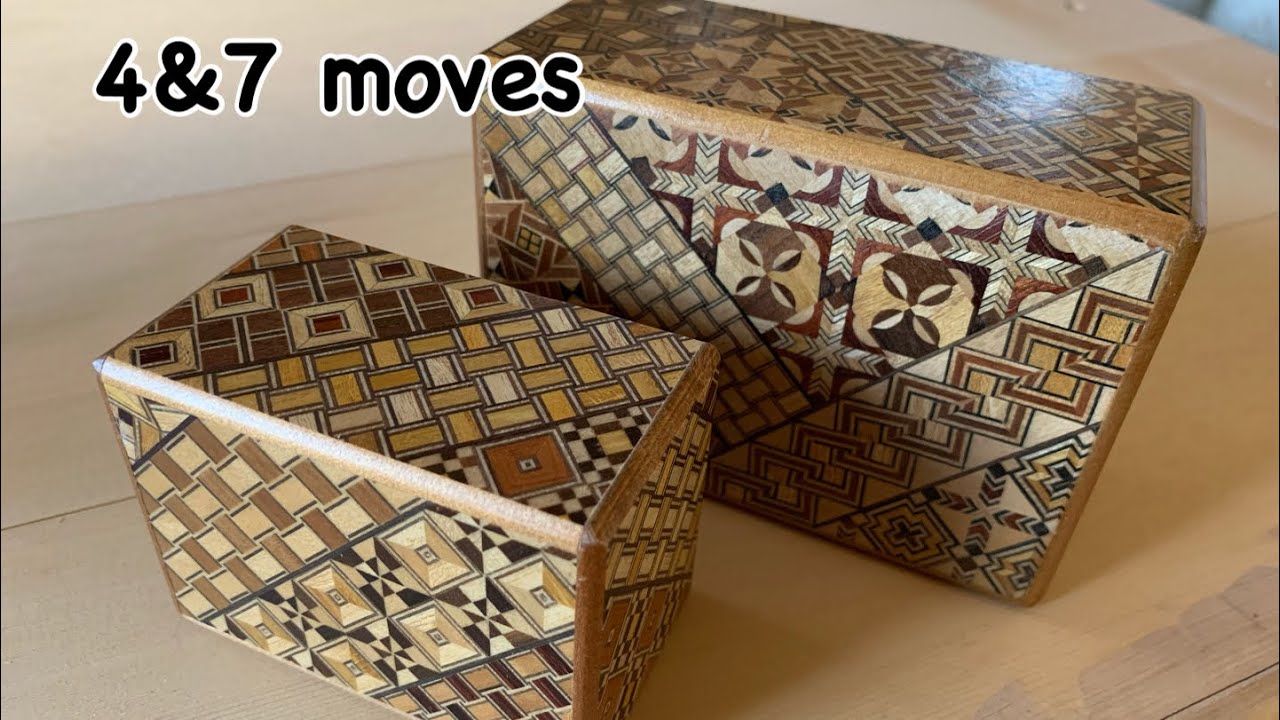 4 7 Moves Puzzle Box 4 7回秘密箱開け方 Youtube