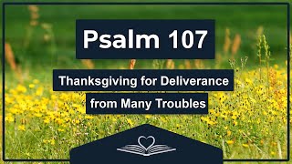 Psalm 107 (NRSV) - Thanksgiving for Deliverance from Many Troubles (Audio Bible)