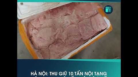 Hà Nội: Thu 10 tấn nội tạng đông lạnh bốc mùi hôi thối được thu gom đang chở vào Nam tiêu thụ | VTC1
