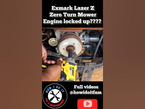 Exmark zeroturn mower engine locked up? #engine #exmark #zeroturn #