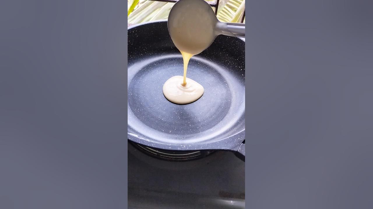 pan cake without baking powder. shortvideo pancake baking YouTube