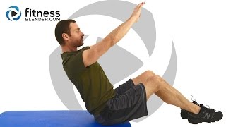 23 Minute Active Static Abs Workout  At Home Abs Burnout Routine