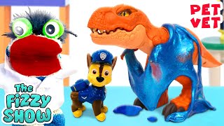 Fizzy The Pet Vet & The Paw Patrol Pups Go On a Dinosaur Rescue From Slime | Fun Videos For Kids by The Fizzy Show 64,455 views 1 month ago 7 minutes, 35 seconds