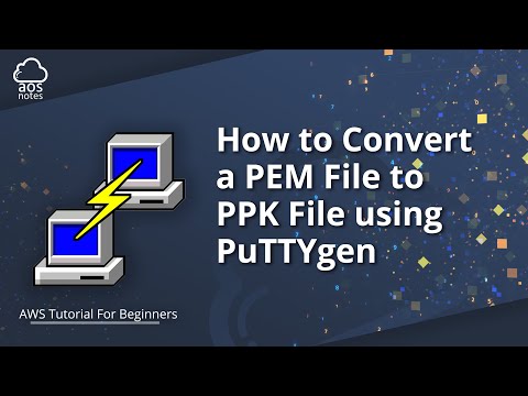 How to Convert a PEM File to PPK File using PuTTYgen