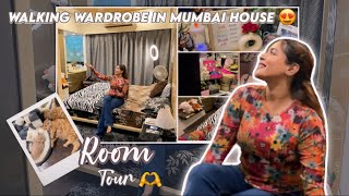 Entire Room Tour Walking Wardrobe In Mumbai House Shifa Memon