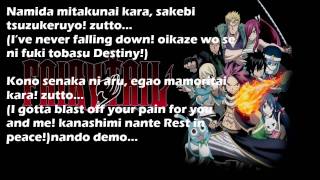 Video thumbnail of "Fairy Tail Opening 16 full lyrics"