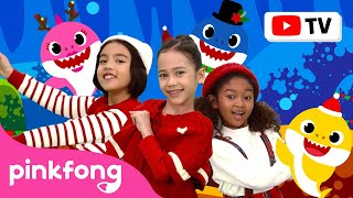 4K Tubarão Cantata Dança Juntos Canções De Natal Pinkfong Canções Para Crianças