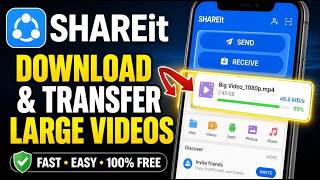 How to download SHAREit app and transfer large videos - Complete Guide screenshot 2