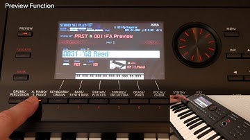 "Selecting Sounds (Tones)" Roland FA-06/FA-07/FA-08 #01