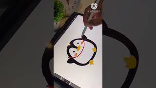 วาดเพนกวิน how to draw penguins by procreate