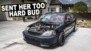 2-Step Launch Control DESTROYED the big turbo Civic...