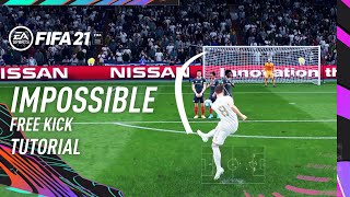 FIFA 21 l Roberto Carlos IMPOSSIBLE FREE KICK TUTORIAL l Xbox One & PS4