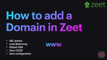 How to add a domain name (with SSL) to an app running on Zeet (for NodeJs, ReactJs, NextJs, etc)