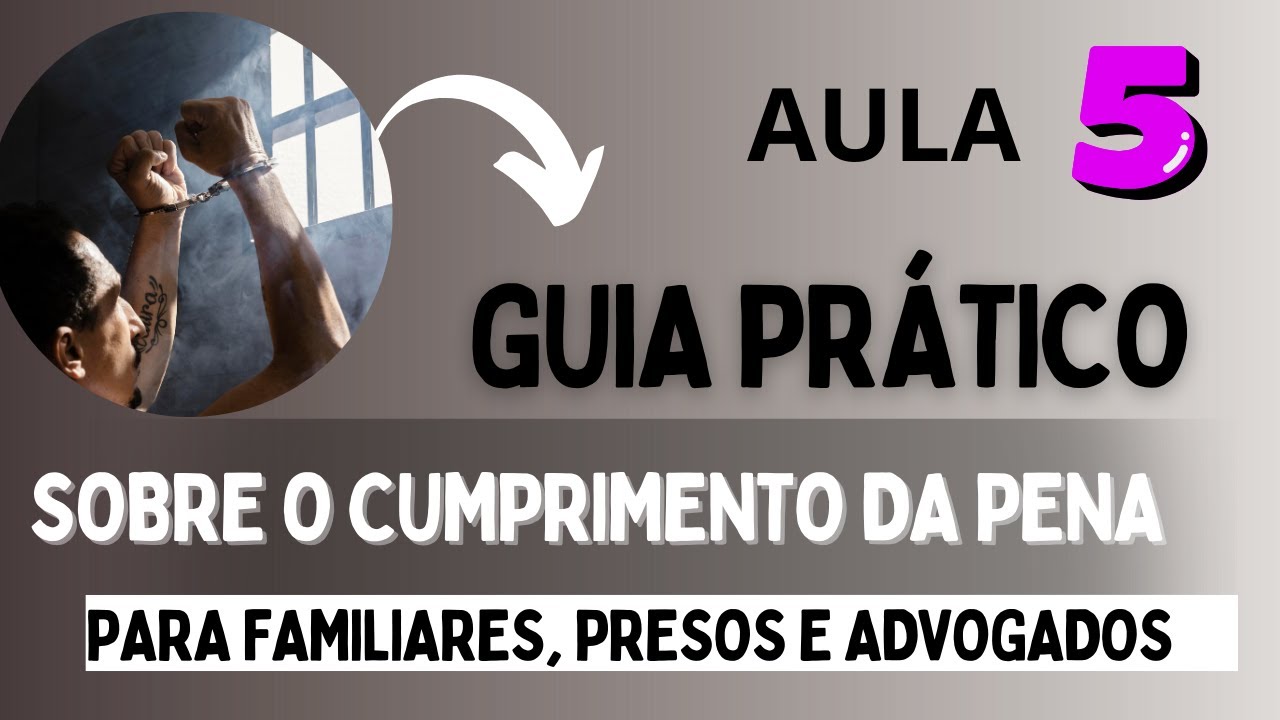 Última Aula: Aprenda a calcular a PROGRESSÃO DE REGIME. WhatsApp atualizado na descrição do vídeo!