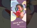 Watermelon drawing in just 5 minutes #shorts