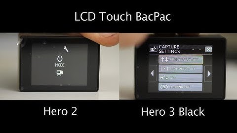 LCD Touch BacPac On Hero 2 / 3 Comparison - GoPro Tip #107 | MicBergsma