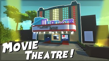 MOVIE THEATER! Part 1 of 2 - Scrap Mechanic City - Episode 30