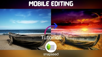 Snapseed tutorial sunset background | beautifull background  edit |  snapseed manipulation editing
