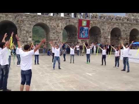 flash-mob რაბათის ციხე