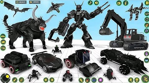 🔥Bull Robot Car Game Robot Battle Enemies Robot 2023Android iOS Gameplay