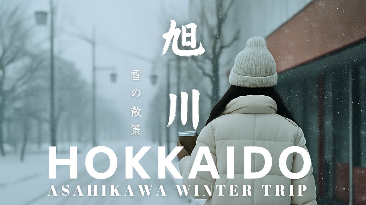 Асахикава зимой, Хоккайдо | замерзшее озеро и ночное кафе | Японское медленное путешествие
