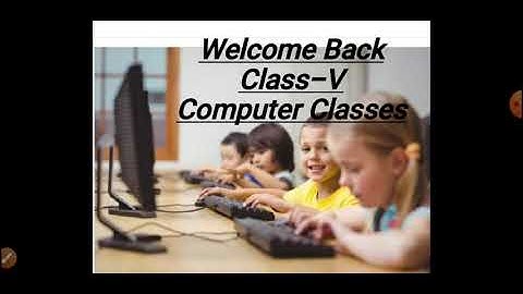 Class-V, Computer, Co-Curricular Activity-l.