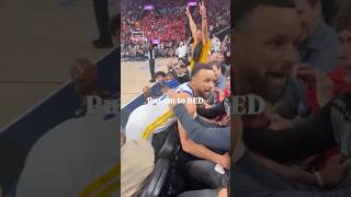 Courtside View of Steph Curry Being CLUTCH 🤯 | #shorts