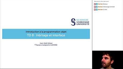 Introduction à la programmation objet - TD 08 : Héritage et interface (01/12/2020)