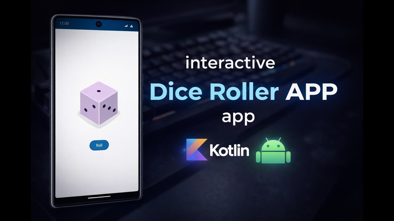 Interactive Dice Roller app using Android Studio - YouTube