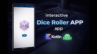Interactive Dice Roller app using  Android Studio screenshot 1