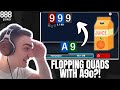 Flopping quads with a9o  the 10nl challenge is back  top 10 poker hands ep 75