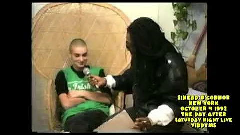 Sinead O'connor Talks The Day After Ripping Picture Of the Pope on SNL