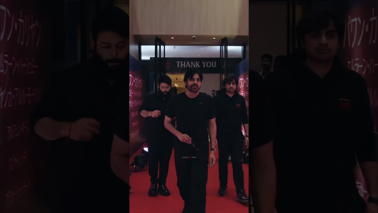 🔥 Pawan Kalyan Stylish Entry @ OG Success Meet | Power Star Mass Vibes 🔥