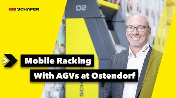 Automation of the Mobile Racking with AGVs at Ostendorf