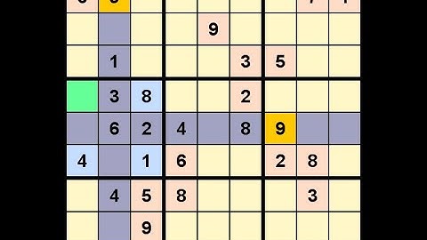 How to Solve Washington Times Sudoku Difficult October 20, 2021