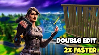 How to Double Edit FASTER On Fortnite With Controller