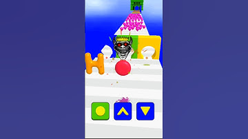 Best funny game ever (Blob Runner) Boss Lvl.1 Troll Run Race! 🚩 #shorts #youtubeshorts #games