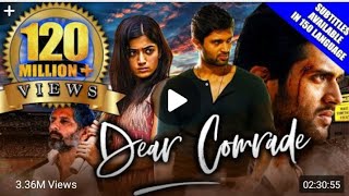 Dear Comrade (2020) New Released Hindi Dubbed Full Movie Vijay Devarakonda, Rash... Adeeba  Abbasi