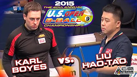 9-BALL: KARL BOYES VS LIU HAI TAO - 2015 U.S. OPEN...