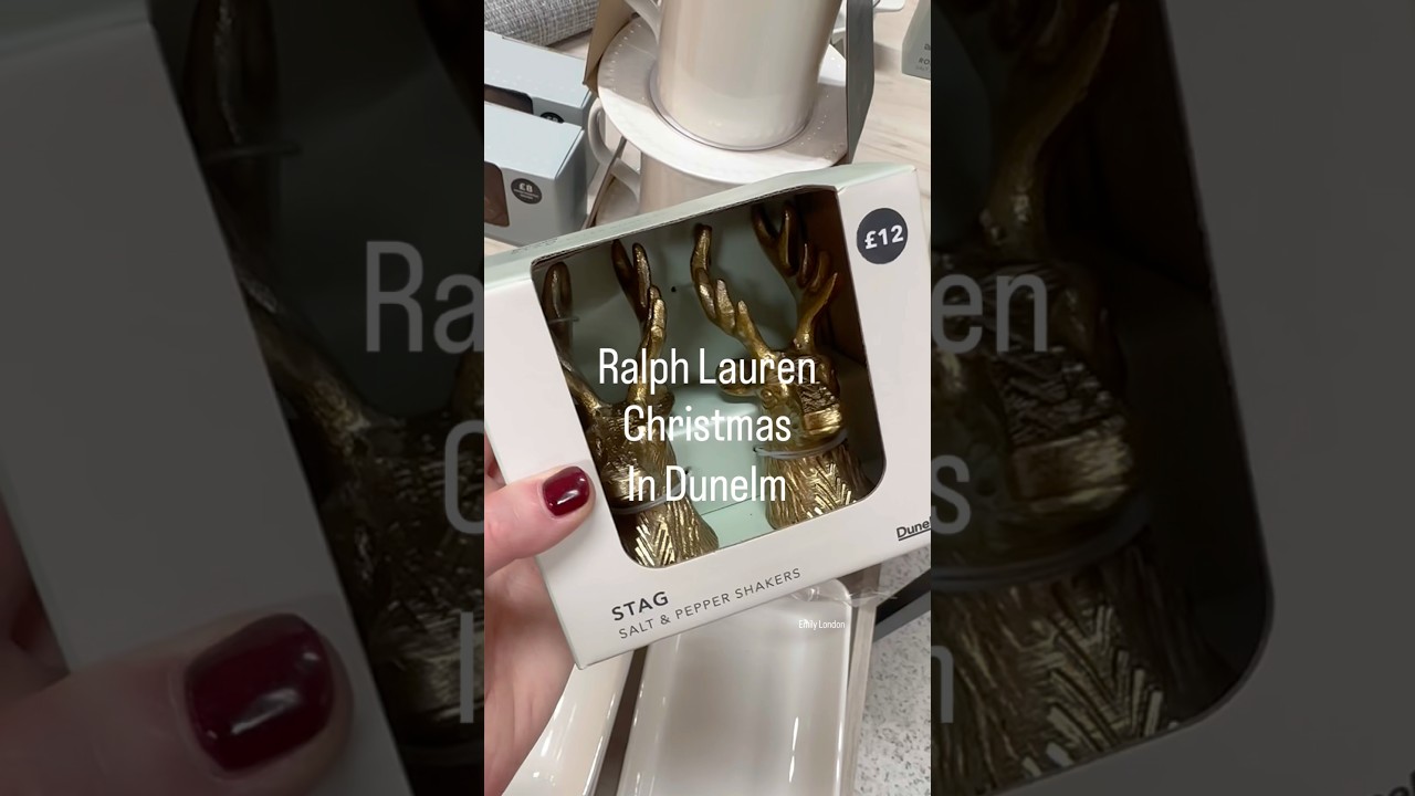 Ralph Lauren Christmas in Dunelm #dunelm #christmas #ralphlauren