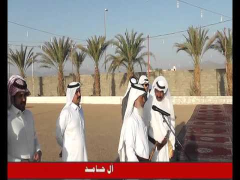 مقبال قبيلةال حامد على قبيلة ال بشر برفده مبلغ 300الف ريال وكرامة قعود في مخيمهم