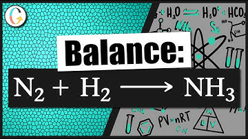 How to balance N2(g) + H2(g) → NH3(g)