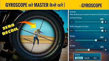 Master Your Gyroscope Guide - Zero Recoil and Tips and tricks • Pubg Mobile | Aryzun Gaming